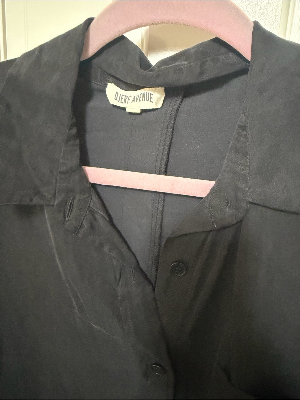 Djerf Avenue Women's black button down